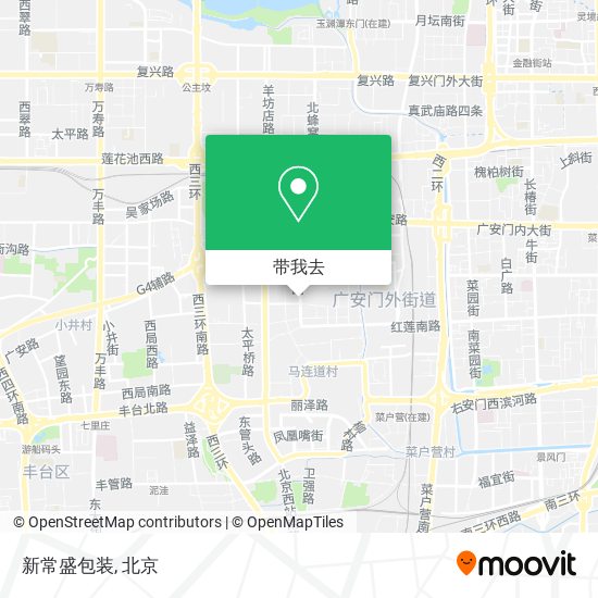 新常盛包装地图