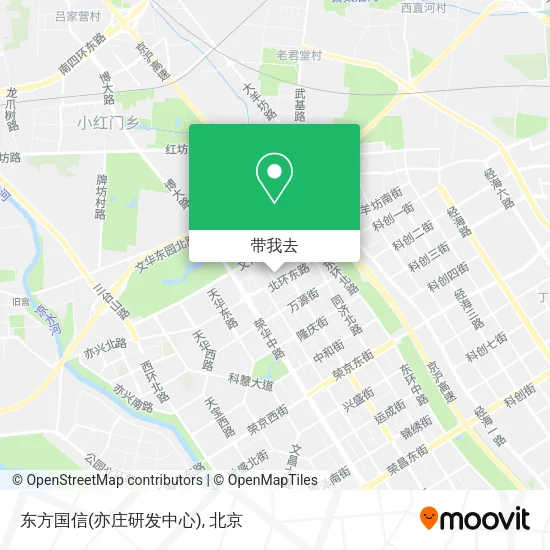 东方国信(亦庄研发中心)地图