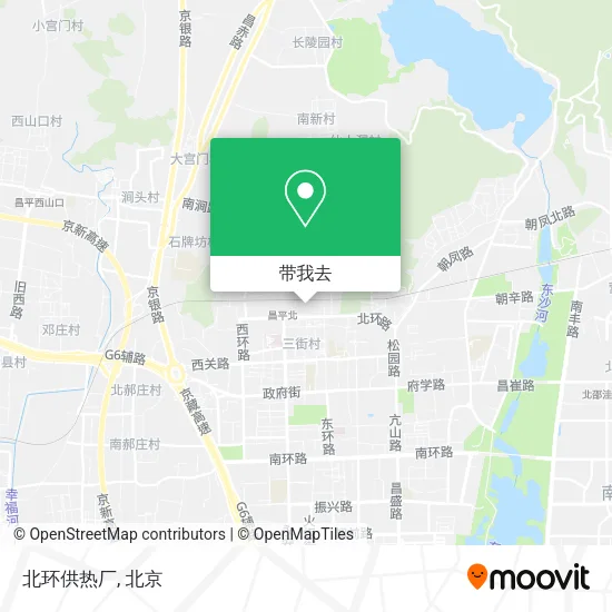 北环供热厂地图