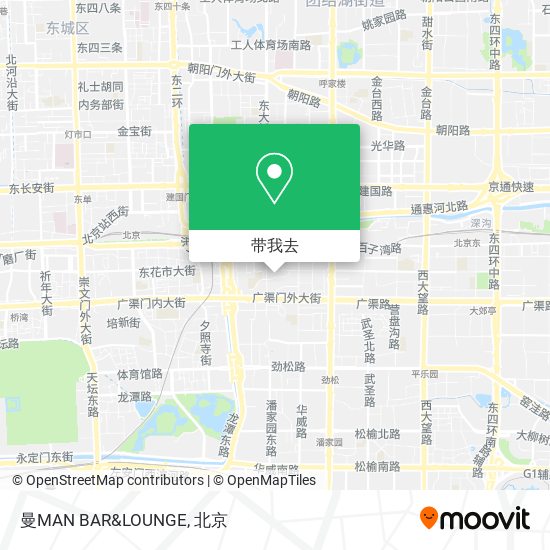 曼MAN BAR&LOUNGE地图