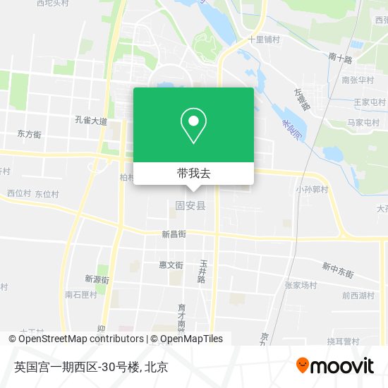 英国宫一期西区-30号楼地图