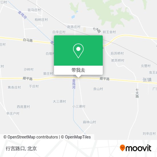 行宫路口地图
