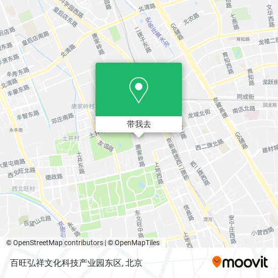 百旺弘祥文化科技产业园东区地图