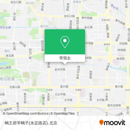 蝎王府羊蝎子(永定路店)地图