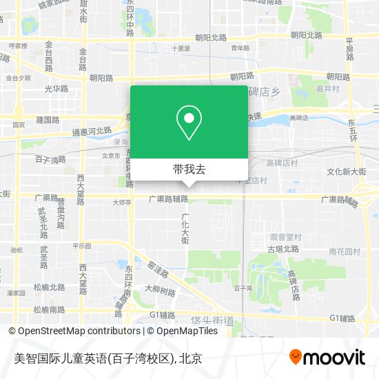 美智国际儿童英语(百子湾校区)地图