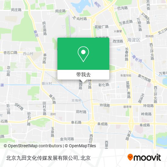 北京九田文化传媒发展有限公司地图