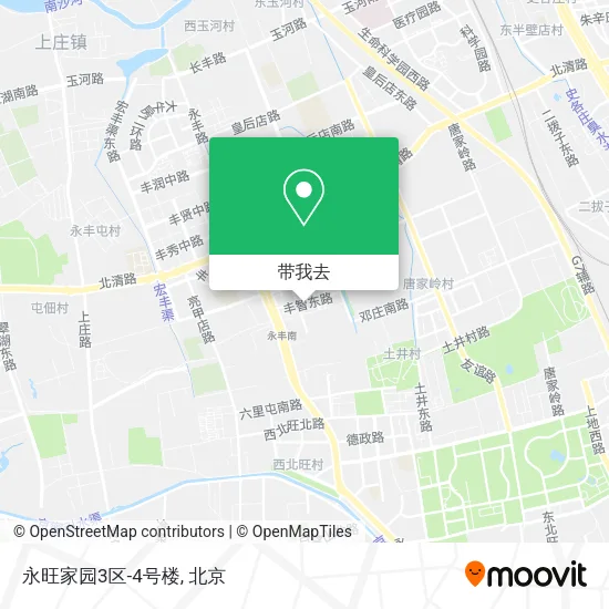永旺家园3区-4号楼地图