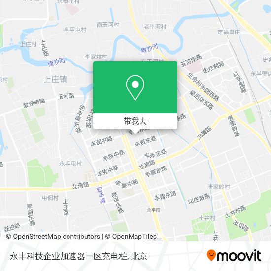永丰科技企业加速器一区充电桩地图