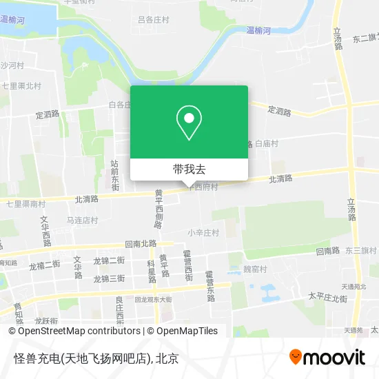 怪兽充电(天地飞扬网吧店)地图