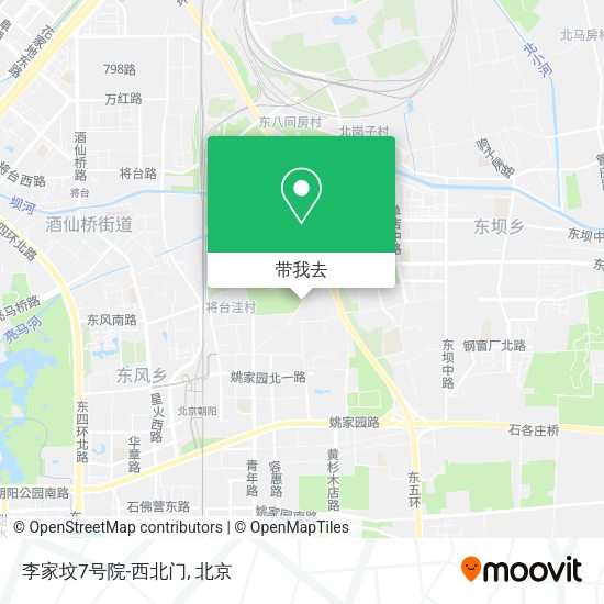 李家坟7号院-西北门地图
