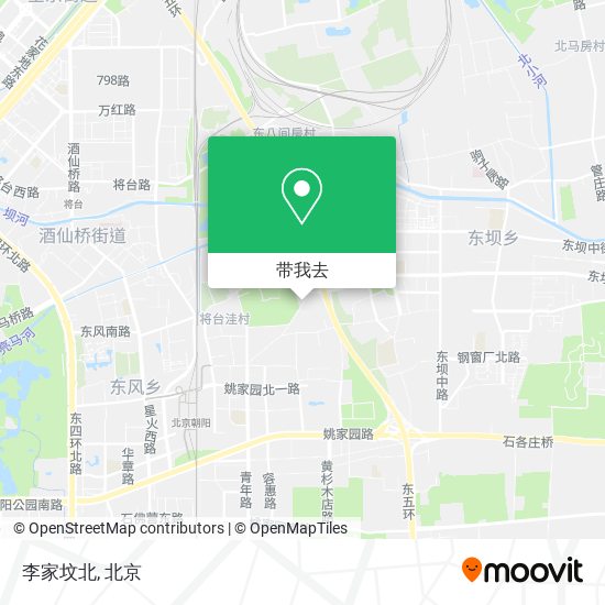 李家坟北地图
