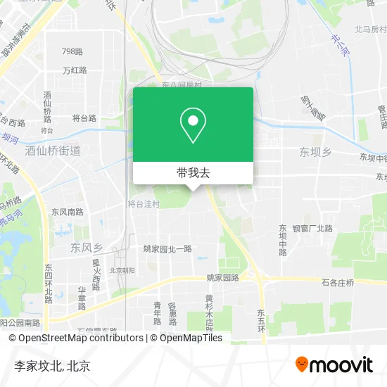李家坟北地图