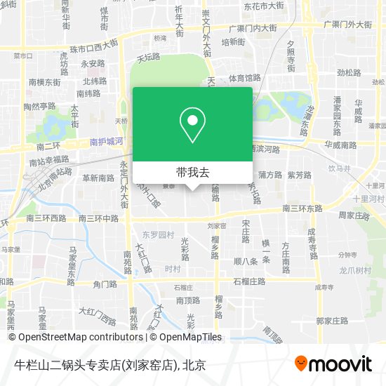 牛栏山二锅头专卖店(刘家窑店)地图