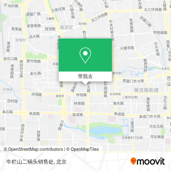 牛栏山二锅头销售处地图