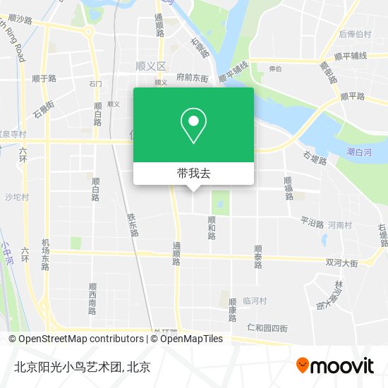 北京阳光小鸟艺术团地图