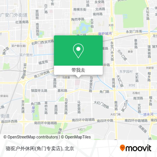 骆驼户外休闲(角门专卖店)地图