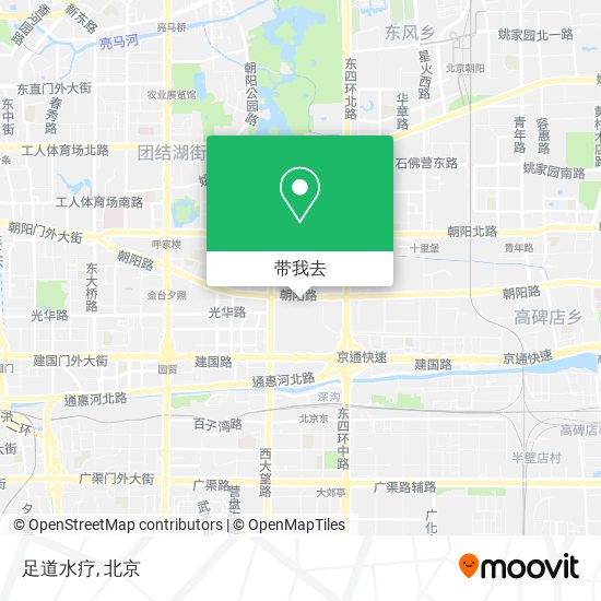 足道水疗地图