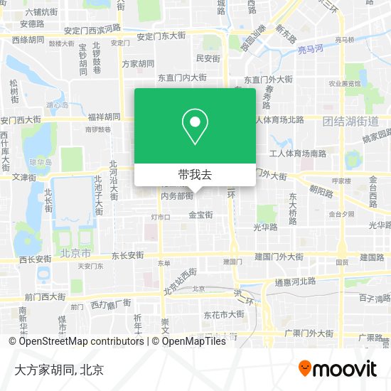 大方家胡同地图