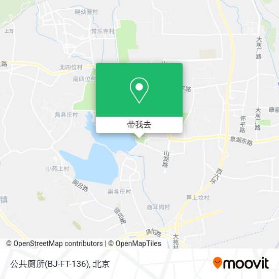 公共厕所(BJ-FT-136)地图