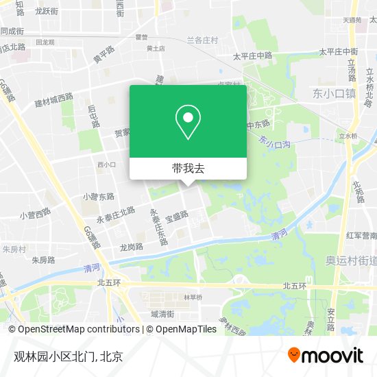 观林园小区北门地图