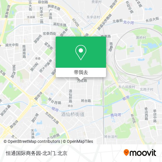 恒通国际商务园-北3门地图