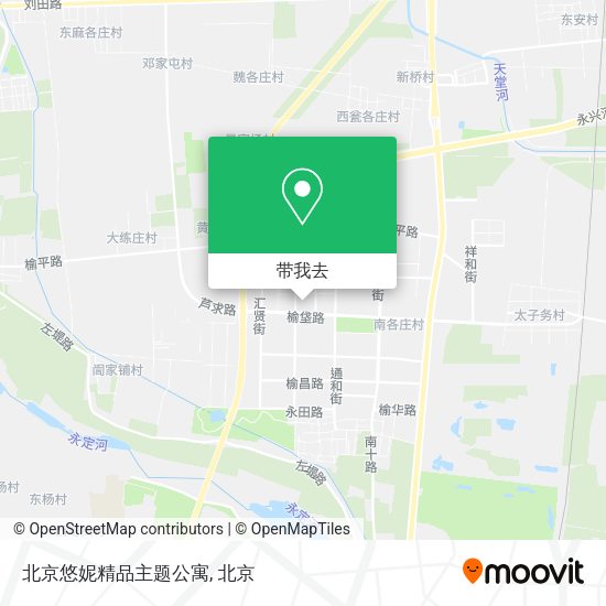 北京悠妮精品主题公寓地图
