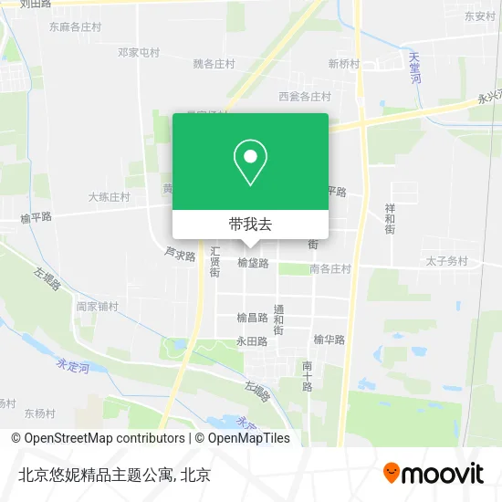 北京悠妮精品主题公寓地图