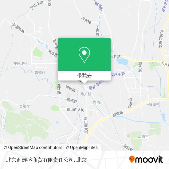 北京商雄盛商贸有限责任公司地图