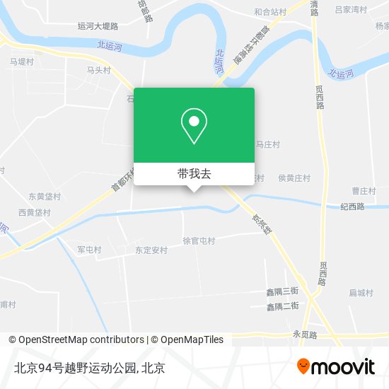 北京94号越野运动公园地图