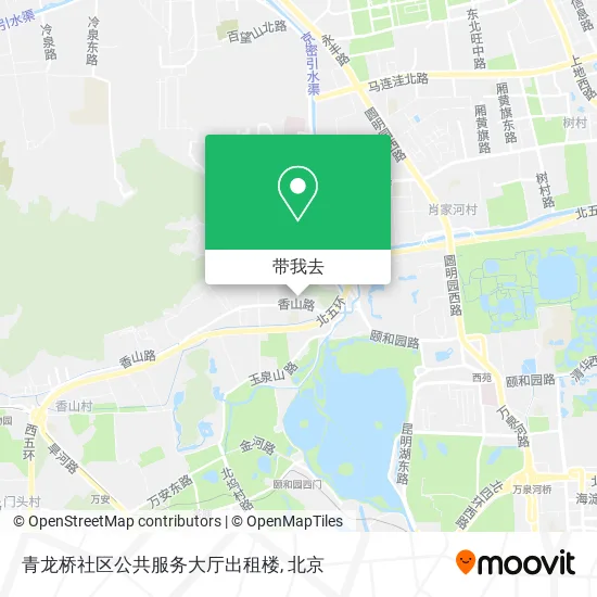 青龙桥社区公共服务大厅出租楼地图