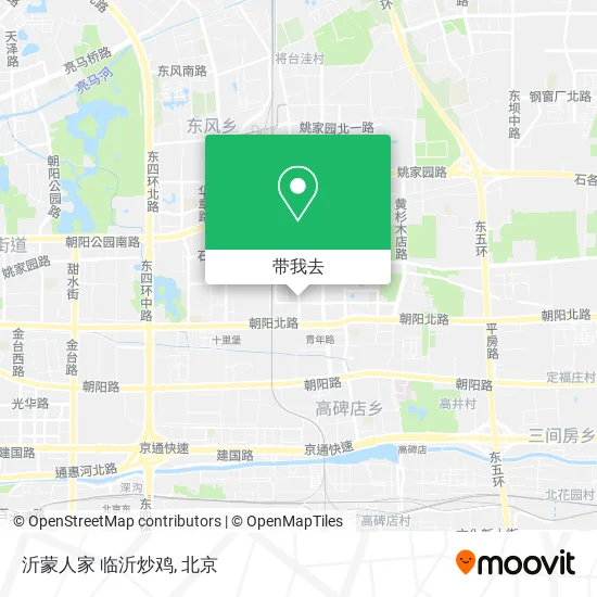 沂蒙人家  临沂炒鸡地图