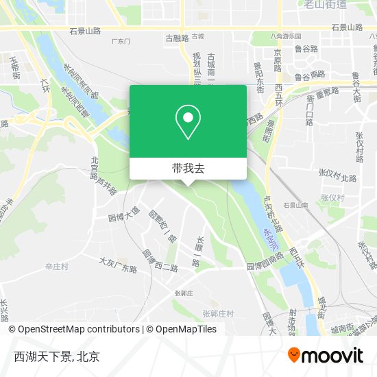 西湖天下景地图