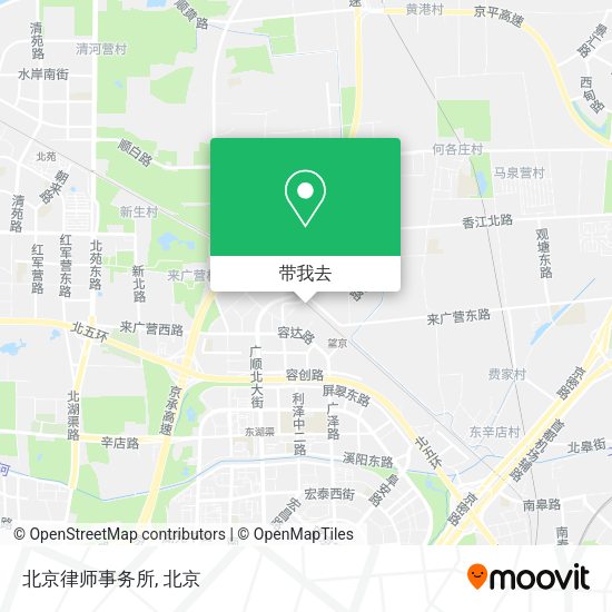 北京律师事务所地图