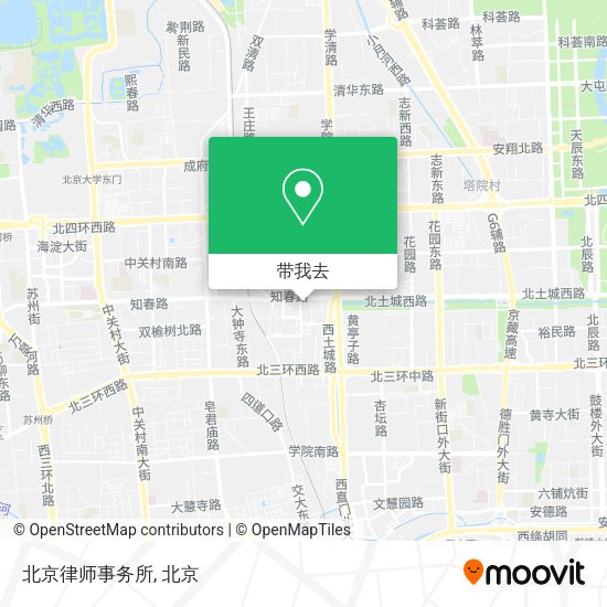 北京律师事务所地图