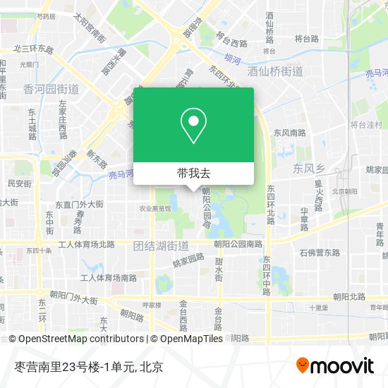 枣营南里23号楼-1单元地图