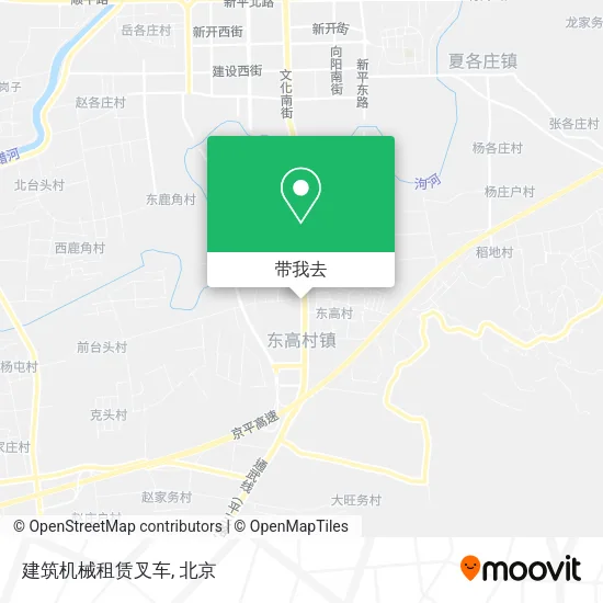 建筑机械租赁叉车地图