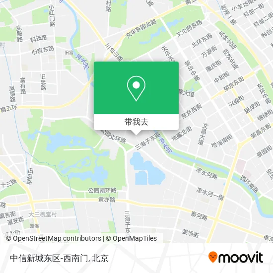 中信新城东区-西南门地图