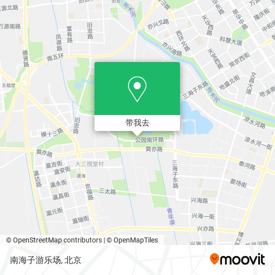南海子游乐场地图