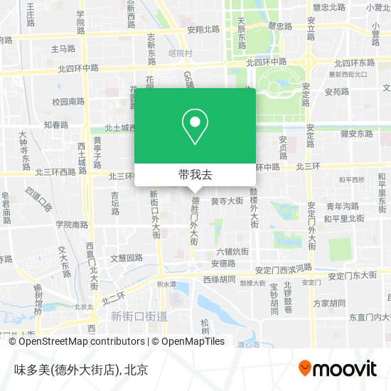 味多美(德外大街店)地图