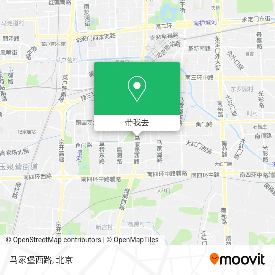 马家堡西路地图