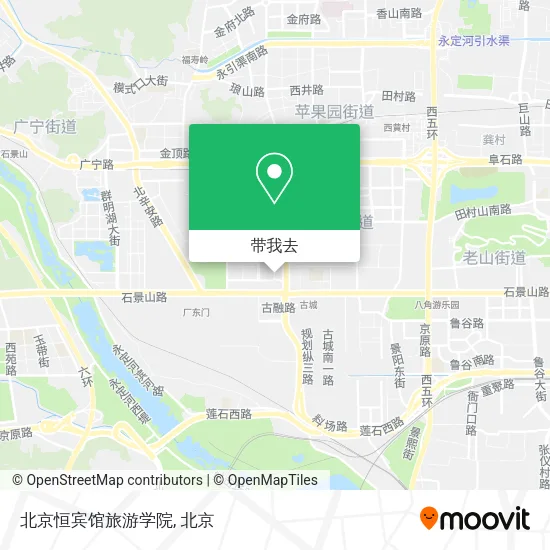 北京恒宾馆旅游学院地图