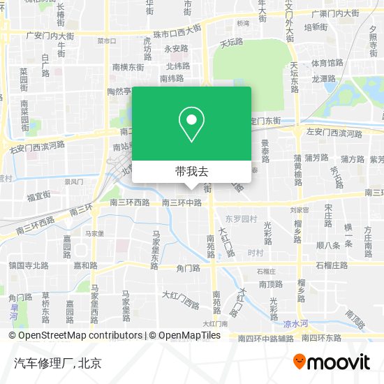 汽车修理厂地图