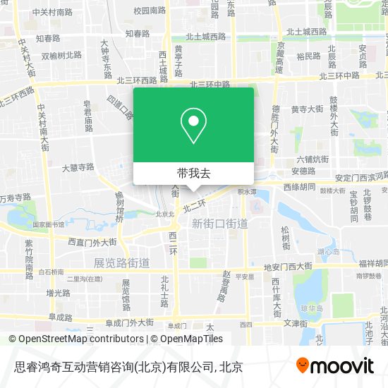 思睿鸿奇互动营销咨询(北京)有限公司地图