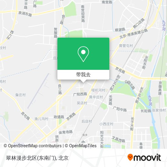 翠林漫步北区(东南门)地图