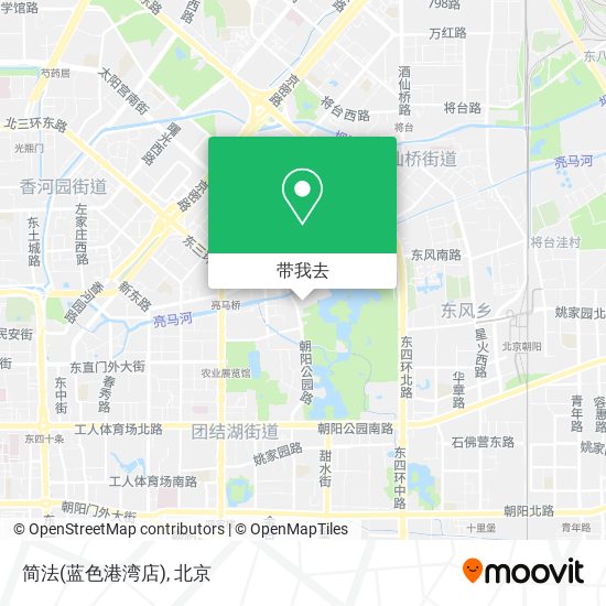 简法(蓝色港湾店)地图