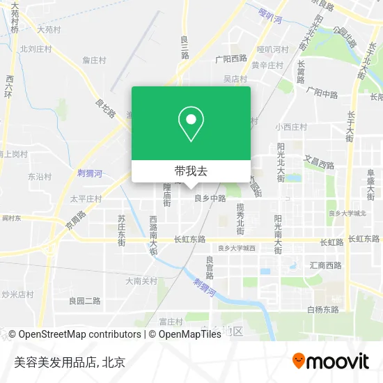 美容美发用品店地图