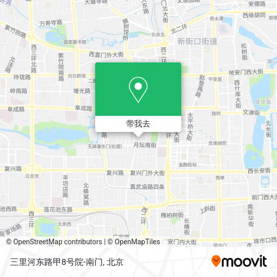 三里河东路甲8号院-南门地图