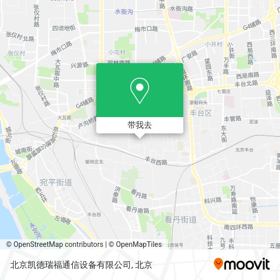 北京凯德瑞福通信设备有限公司地图