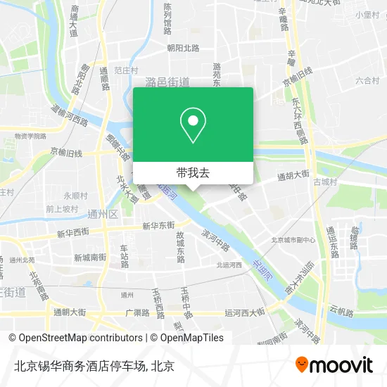 北京锡华商务酒店停车场地图