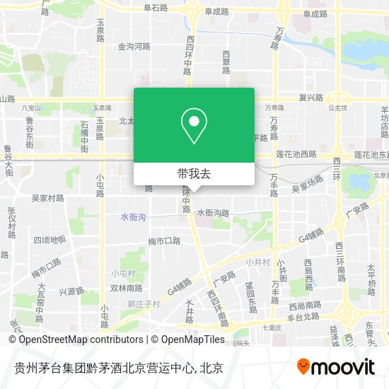 贵州茅台集团黔茅酒北京营运中心地图